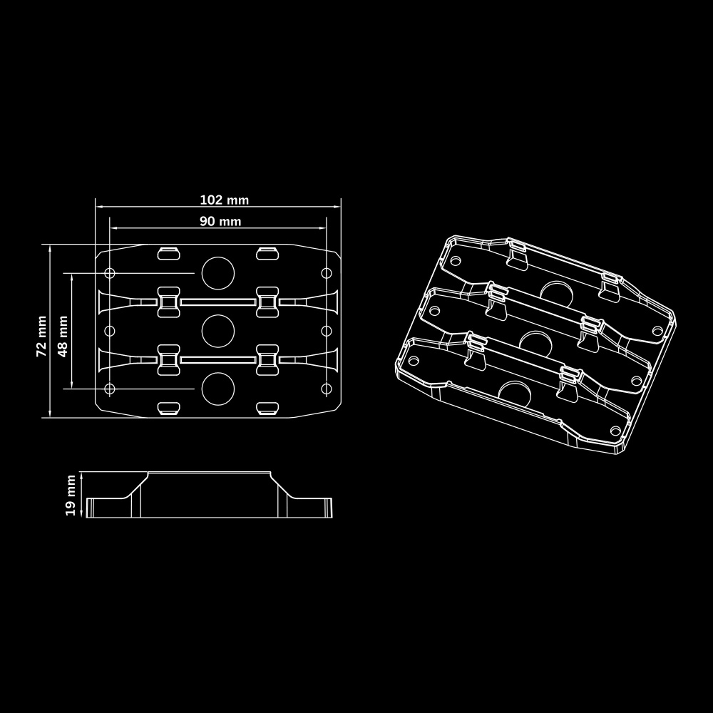 Strands Trippelfæste For Firefly See ME