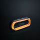 Strands FOR9T Gravity sidemarkeringslampe, amber, 10-40V, 2,5m kabel Strands FOR9T Gravity sidemarkeringslampe, amber, 10-40V, 2,5m kabel