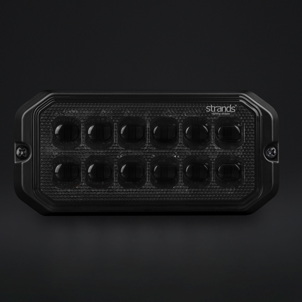 Strands Dark Knight Duo Riktat Blixtlys 12LED