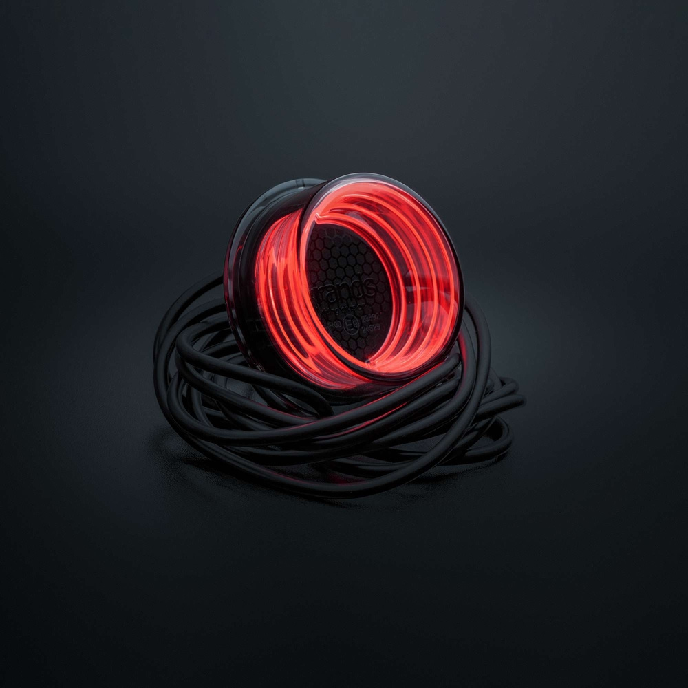 Strands FOR9T Geo positionslys, rød, 2,5 m kabel