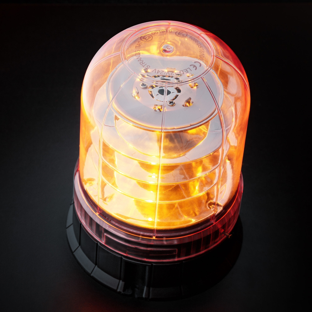 Strands Big Energy XL Roterende Advarselslys Klar Linse