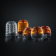Strands Big Energy Roterende Advarselslys Orange Linse Stangmontering Strands Big Energy Roterende Advarselslys Orange Linse Stangmontering
