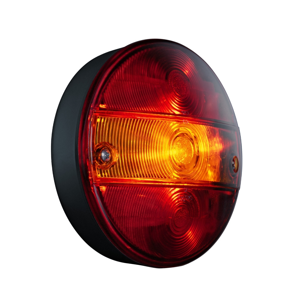 Strands IZE LED baglys, rund, 3 funktioner, 500 mm kabel