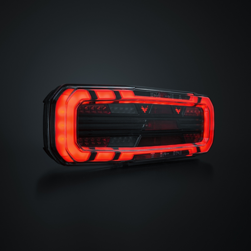 Strands Freedom Dark 5 Funk. Baglys Venstre til Trailer