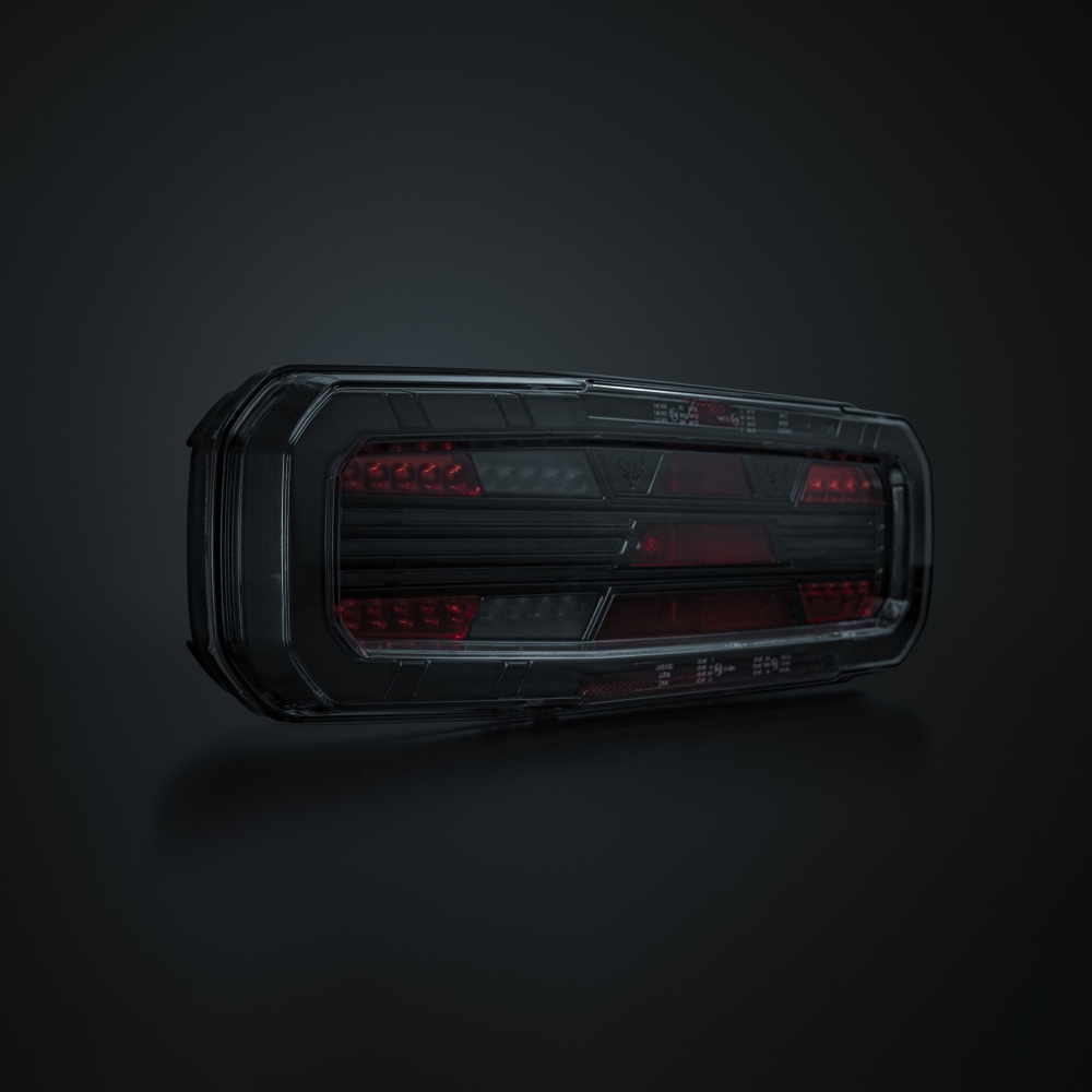 Strands Freedom Dark 5 Funk. Baglys Venstre til Trailer