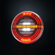 Strands Freedom ADR baglygter, 5 funktioner, 142 mm Strands Freedom ADR baglygter, 5 funktioner, 142 mm