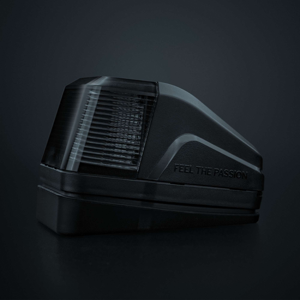 Strands IZE LED taglampe, hvid/amber, advarselslys, mørk linse