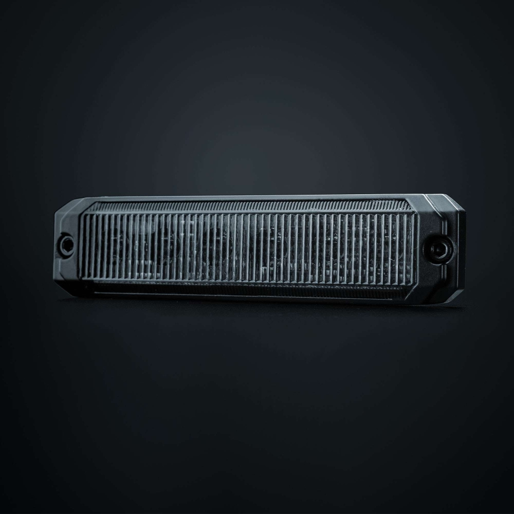 Strands Dark Knight SM6 advarselslys, 6 LED, retningsbestemt, mørk linse