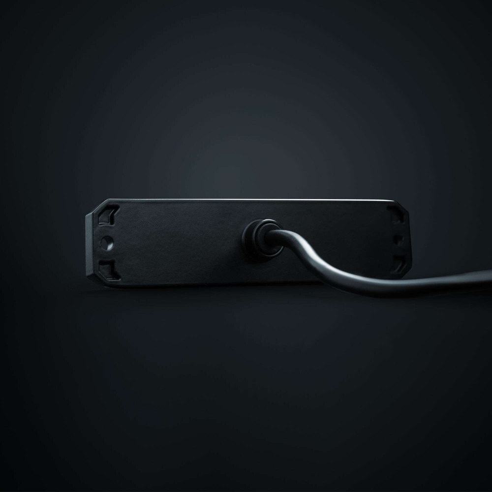 Strands Dark Knight SM6 advarselslys, 6 LED, retningsbestemt, mørk linse