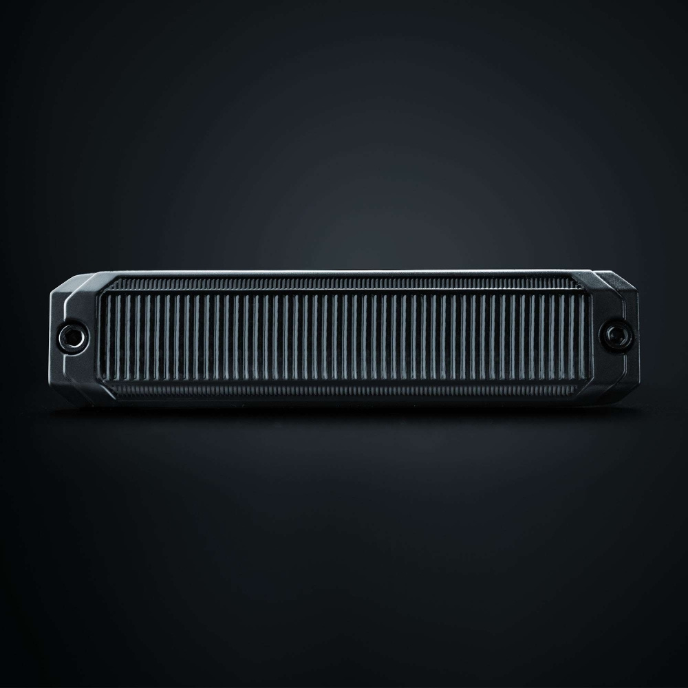 Strands Dark Knight SM6 advarselslys, 6 LED, retningsbestemt, mørk linse