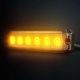 Strands Dark Knight SM6 advarselslys, 6 LED, retningsbestemt, mørk linse Strands Dark Knight SM6 advarselslys, 6 LED, retningsbestemt, mørk linse
