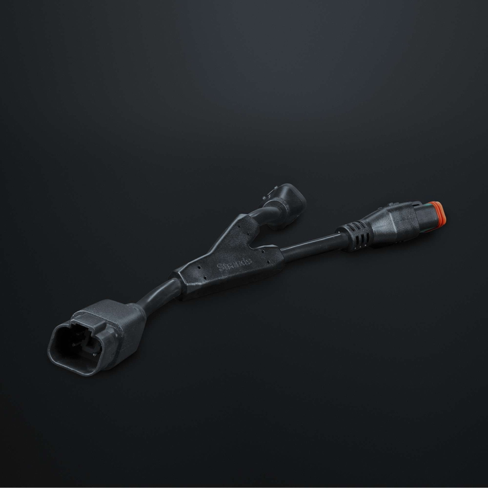 Strands Pro DT-splitter, 4-pin til 2x 4-pin stik