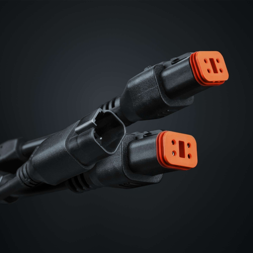 Strands Pro DT-splitter, 4-pin til 2x 4-pin stik