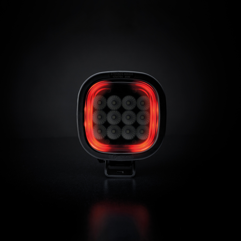 Strands præsident Arbejdslampe 35W Rød