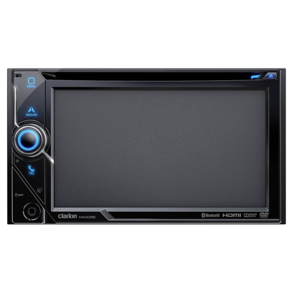 Clarion NX405E, 2-DIN bilstereo med GPS-navigation og 6