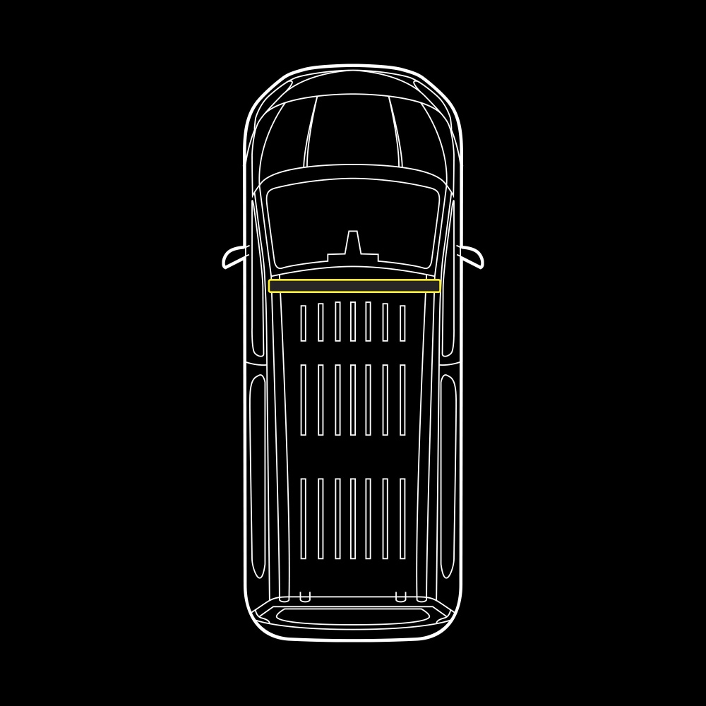 Strands frontmonteret Cruise Light, Volkswagen Transporter T7