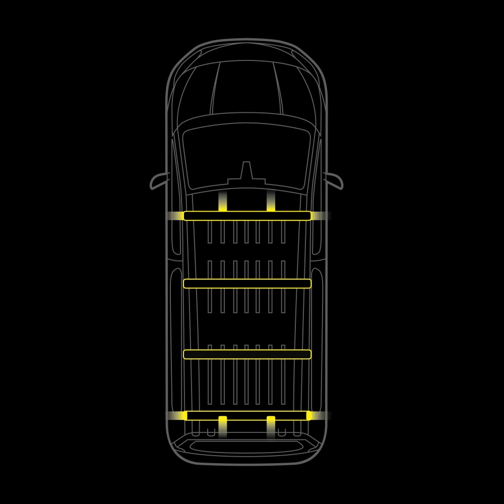 Strands Cruise Light C-Rack, Mercedes Vito 2014-