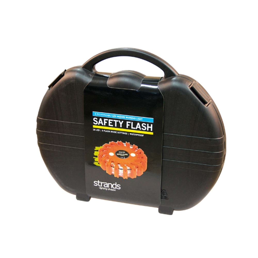 Strands Varning/Riktat Blinklys Kugle Orange LED, 6-Pack