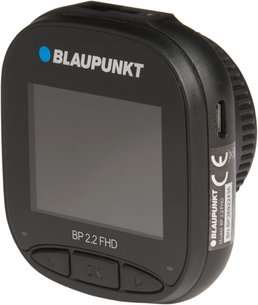 Blaupunkt BP 2.2 FHD, dashcam med 1080p og parkeringsovervågning