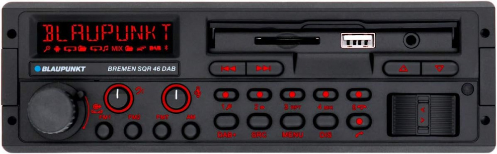 Blaupunkt Bremen SQR 46 DAB, retro bilradio med Bluetooth og DAB
