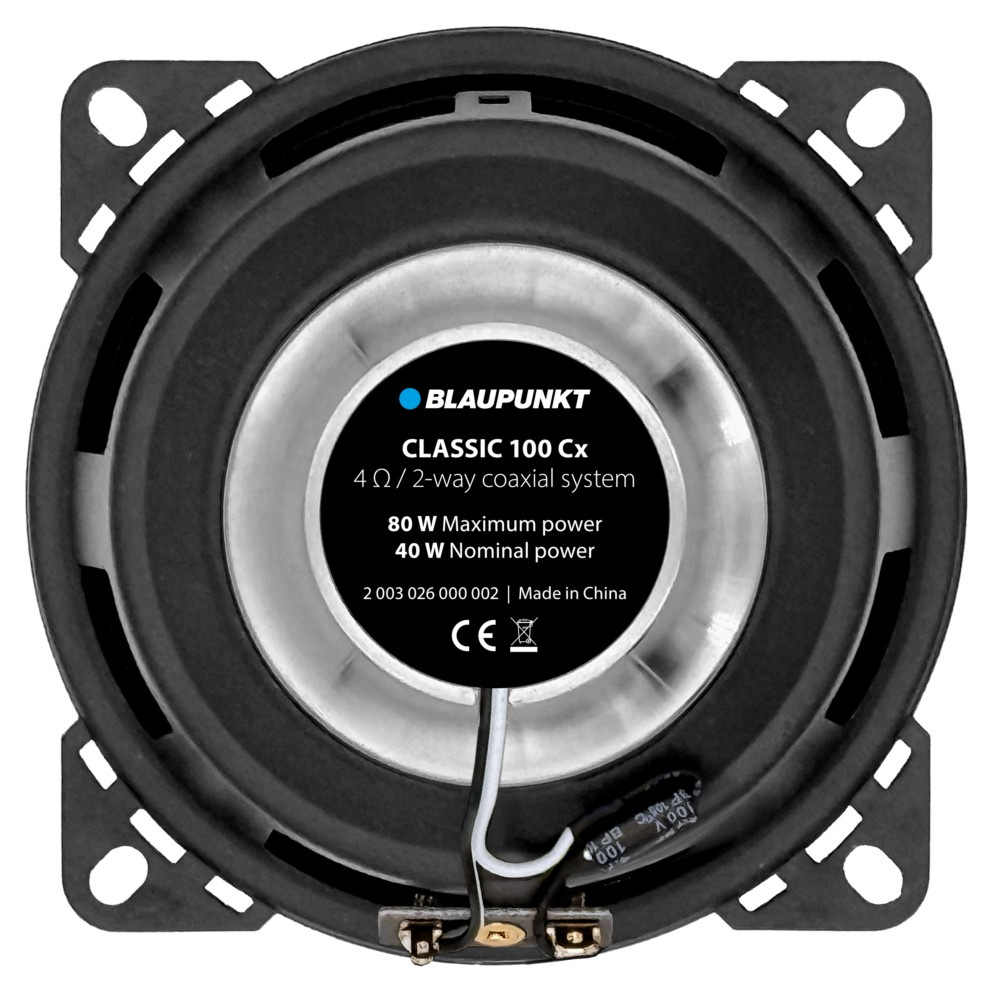Blaupunkt CLASSIC 100 Cx, 4-tommers koaksialhøjttalere, par