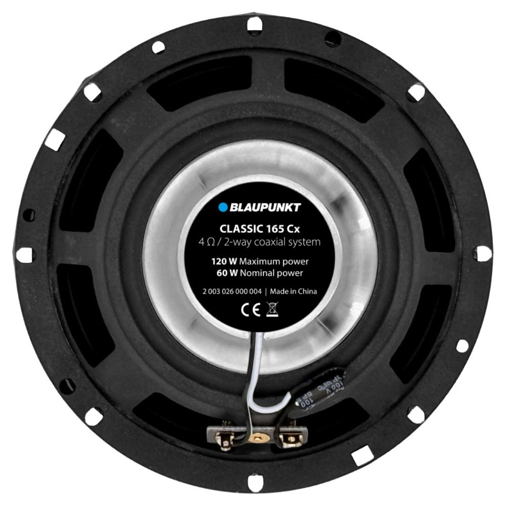 Blaupunkt CLASSIC 165 Cx, 6,5-tommers koaksialhøjttalere, par