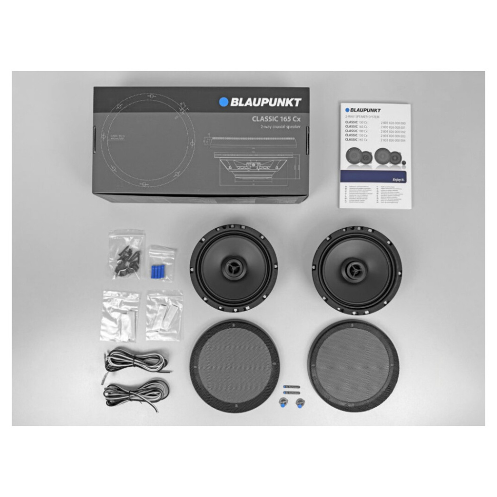 Blaupunkt CLASSIC 165 Cx, 6,5-tommers koaksialhøjttalere, par