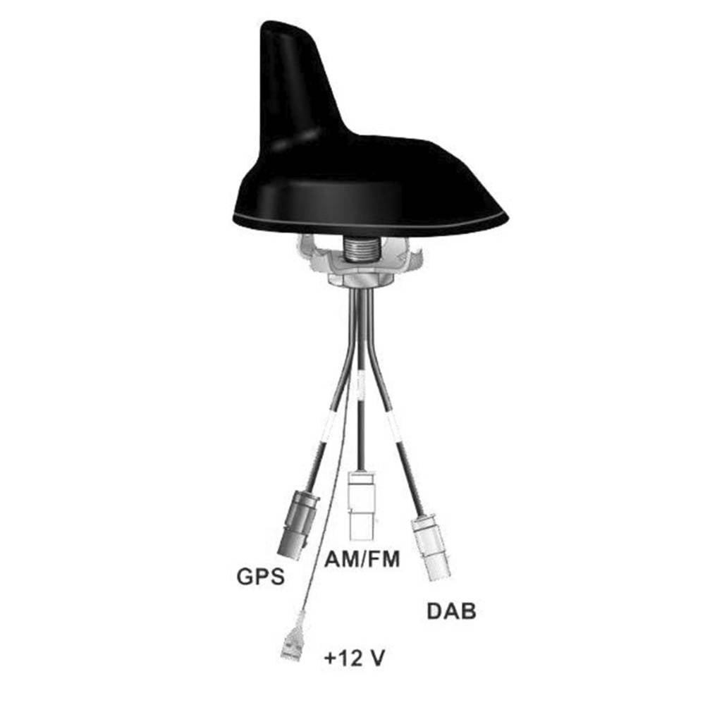 Blaupunkt DAB-A-GPS-a, tagantenne med DAB/DAB+/AM/FM og GPS