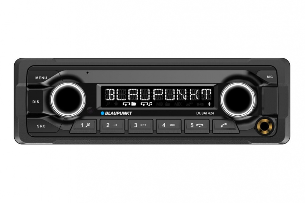 Blaupunkt Dubai 424, holdbart 24V stereo og 3 par lavniveauudgange