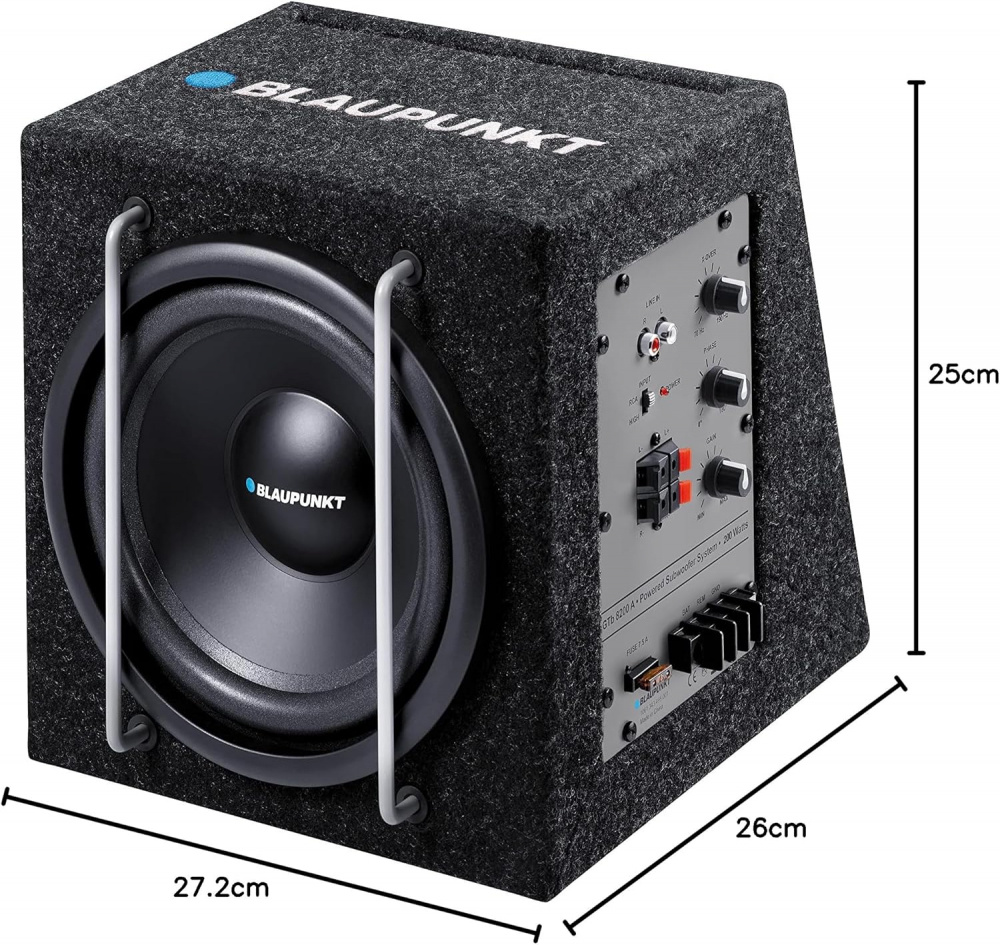 Blaupunkt GTb 8200 A, 1x8 tommer aktiv basboks