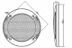 Blaupunkt ICx 542, 5.25-tommer koaksialhøjttaler Blaupunkt ICx 542, 5.25-tommer koaksialhøjttaler