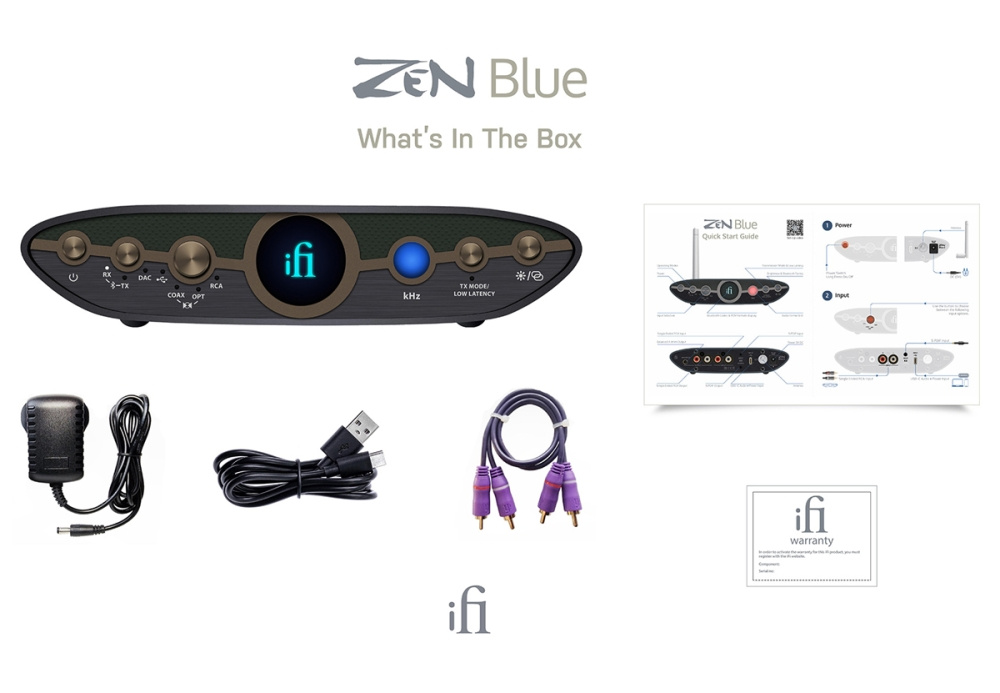iFi Audio Zen Blue 3, Bluetooth-modtager og sender
