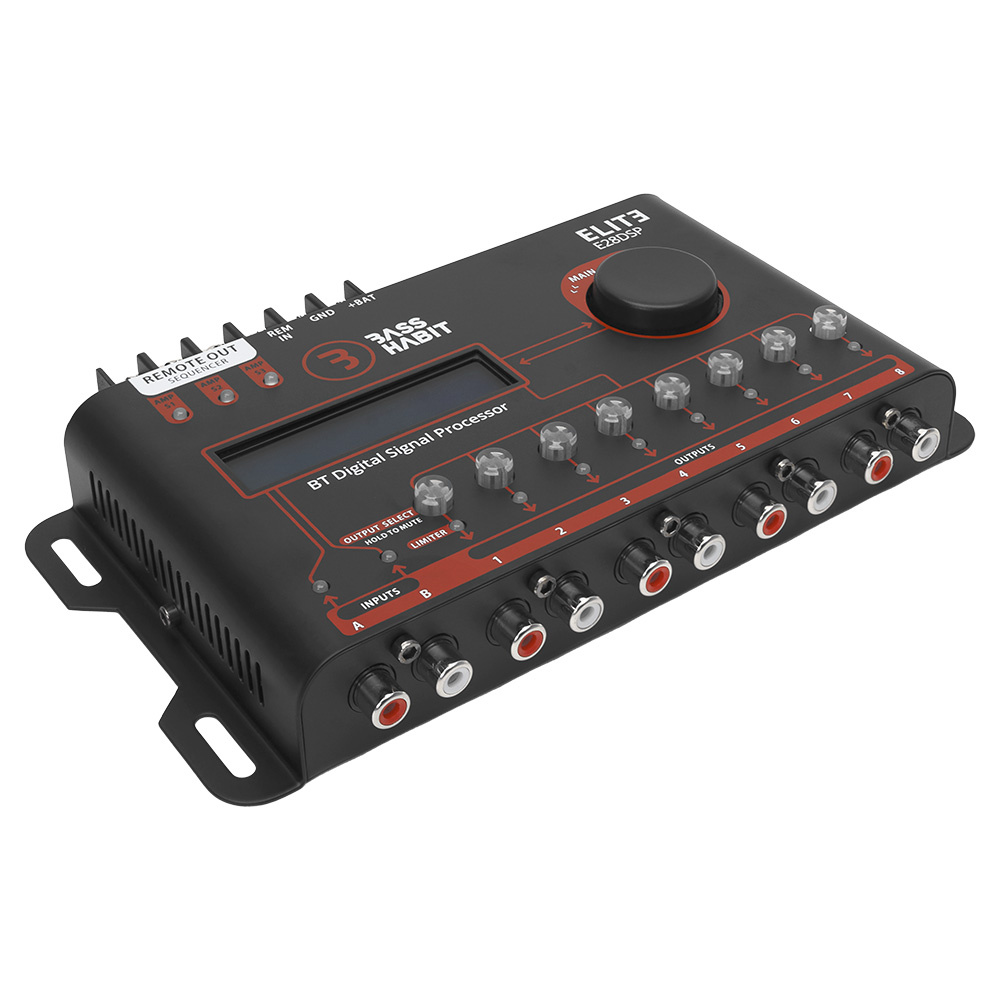 Bass Habit Elite E28DSP, kraftfuld lydprocessor