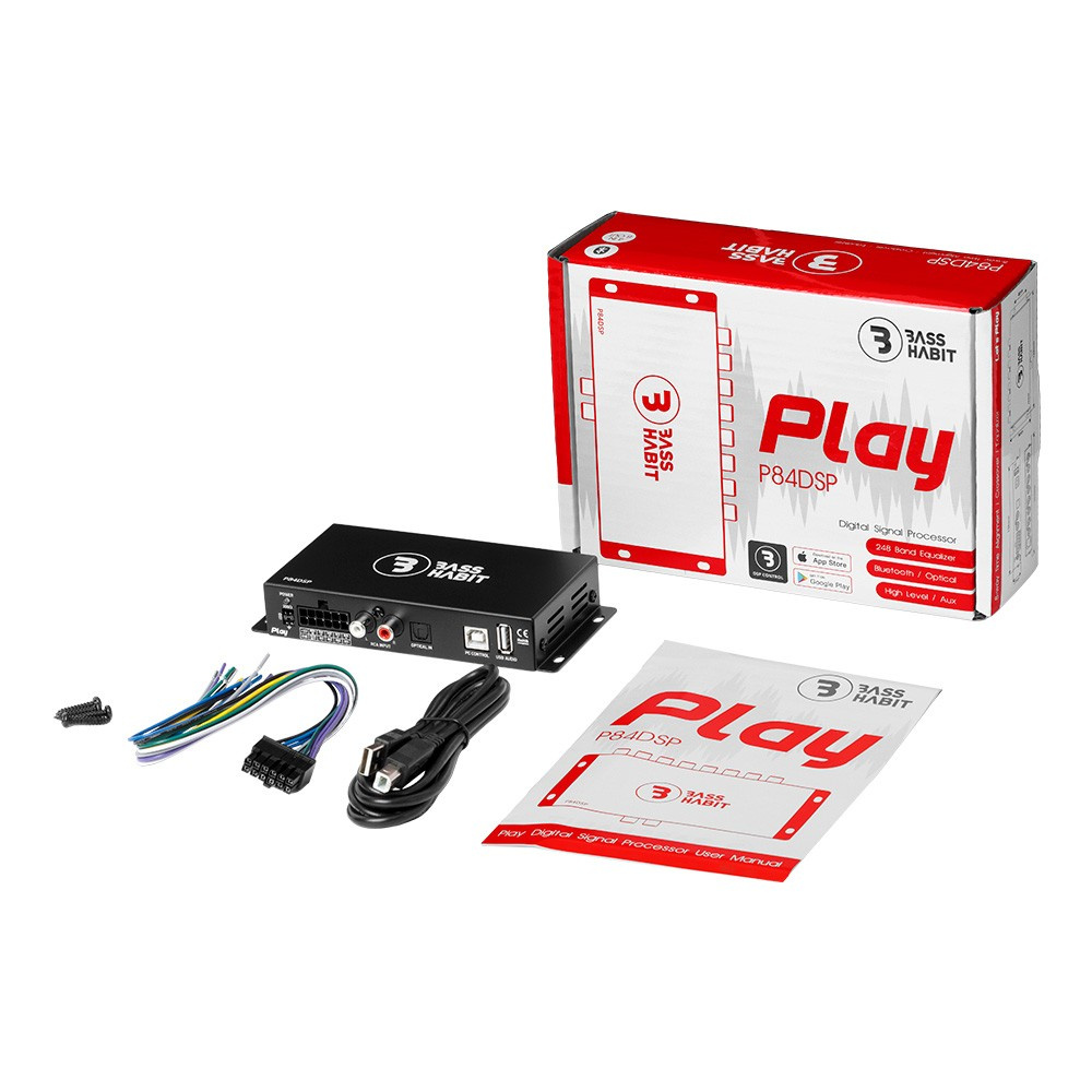 Bass Habit P84DSP, 8-kanals DSP med Bluetooth