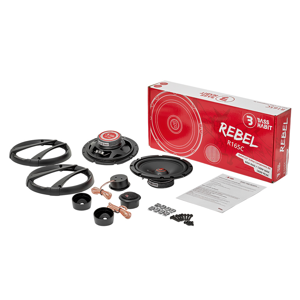 Bass Habit Rebel R165C, prisvenligt 6,5-tommers kitsystem
