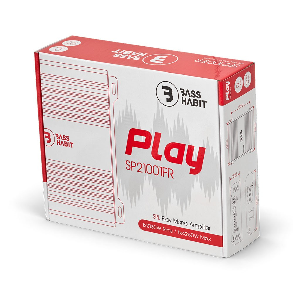 Bass Habit SPL Play SP21001FR, monoblok