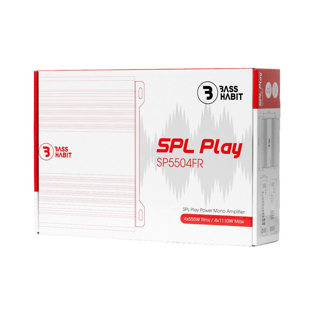 Bass Habit SPL Play SP5504FR, firekanals forstærker
