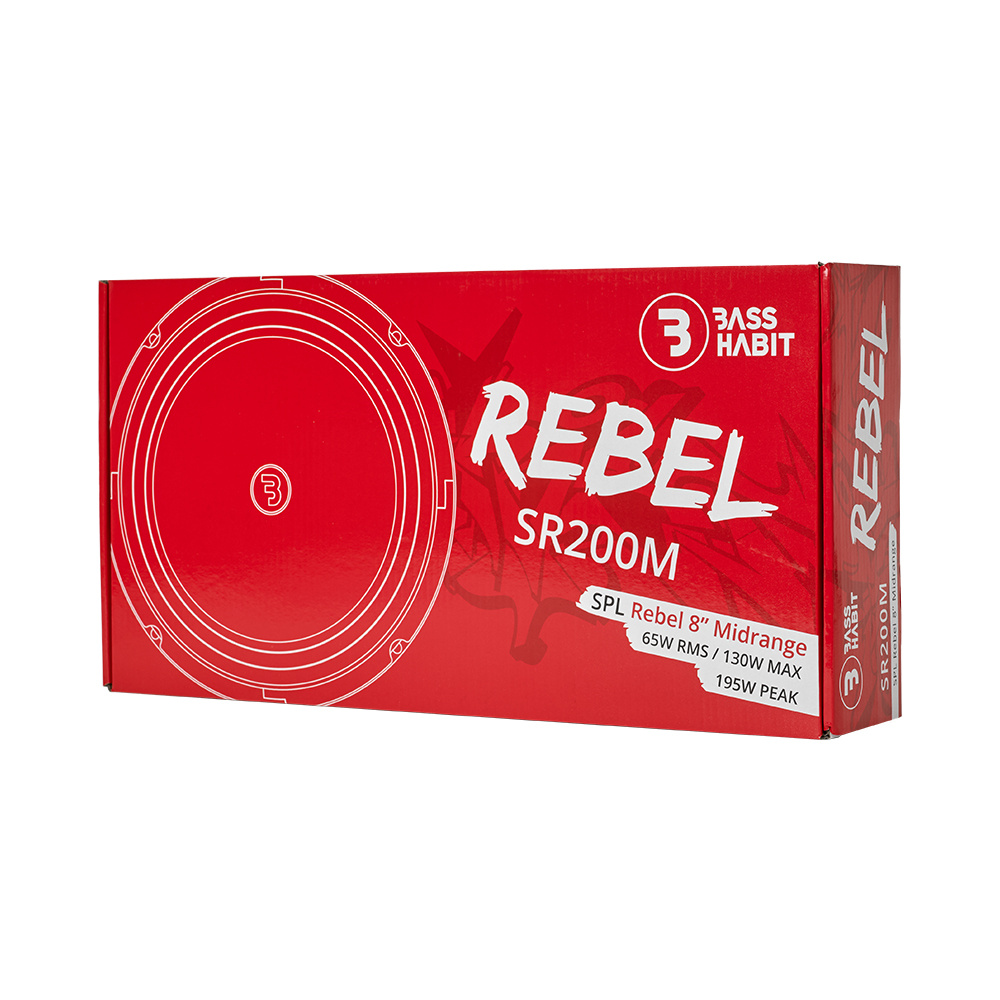 Bass Habit Rebel SR200M, 8 tommers mellembasser