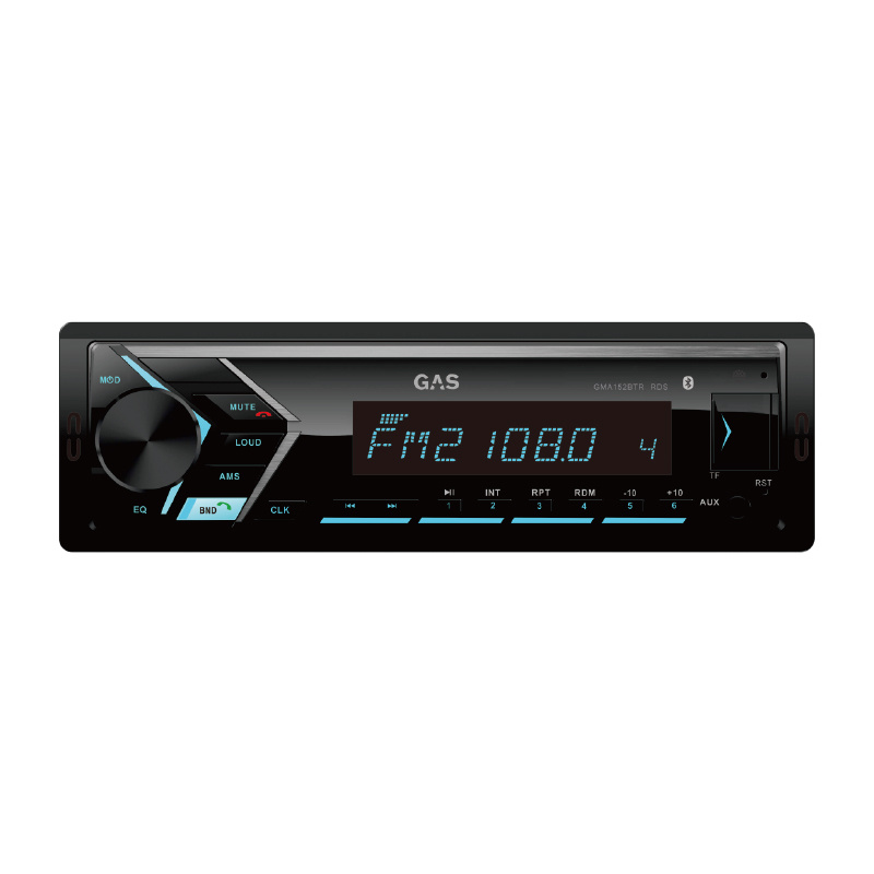 GAS GMA152BTR bilstereo med Bluetooth, FM-radio og 2 par lavniveau