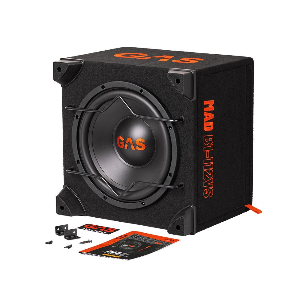 GAS MAD B1-112VS, 1x12 tommer portet eller lukket basboks