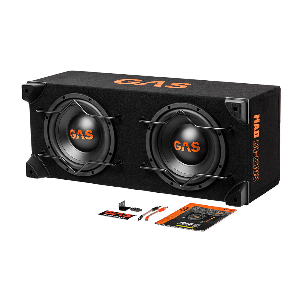 GAS MAD B1-210S, lukket 2x10-tommer basboks