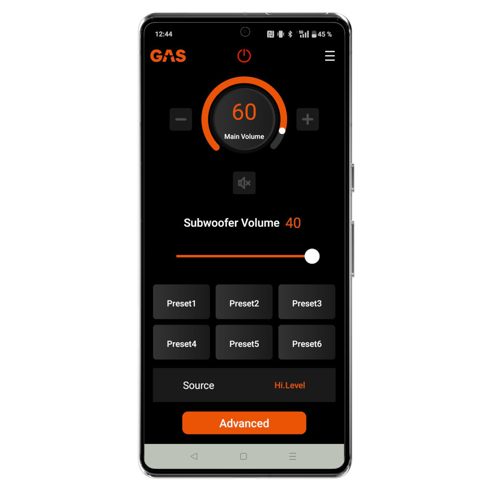 GAS MAD D-48BT, 8-kanals DSP med Bluetooth