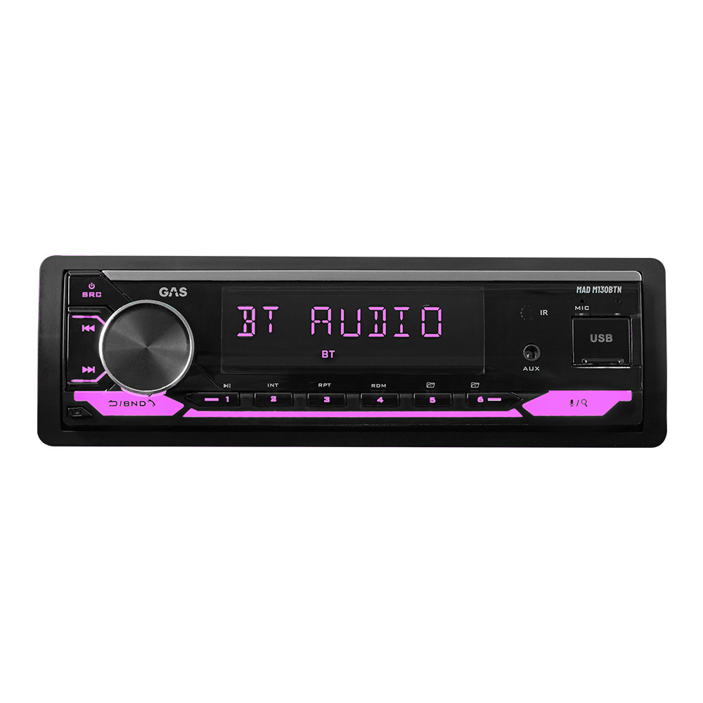 GAS MAD M130-BTN bilstereo med Bluetooth, DSP og 3 par lavniveau