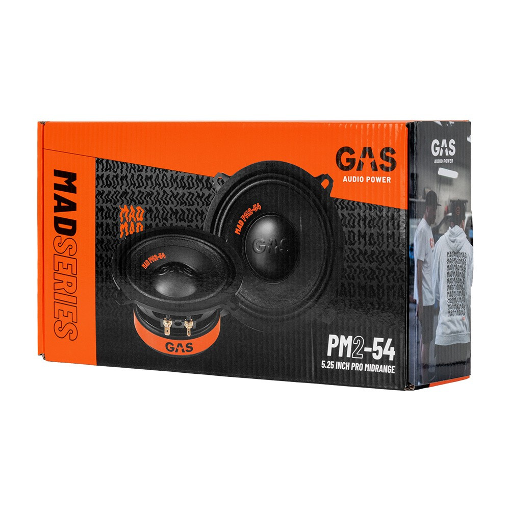 GAS MAD PM2-54, fantastisk 5.25 tommer mellembas