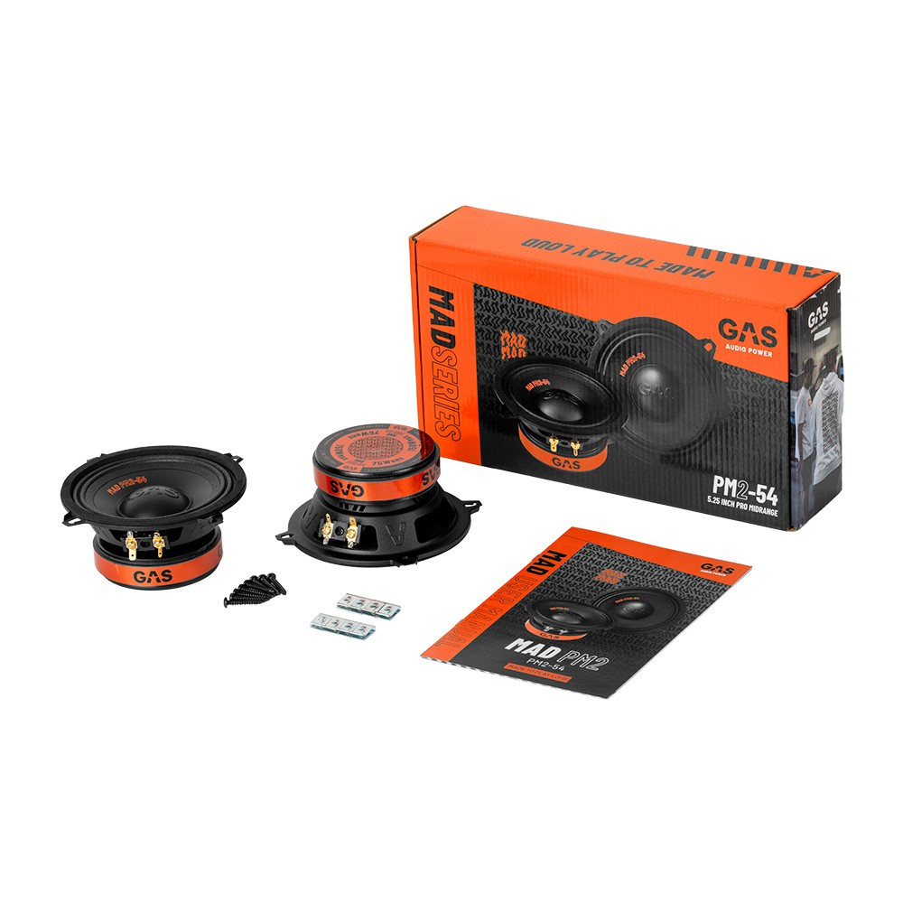 GAS MAD PM2-54, fantastisk 5.25 tommer mellembas