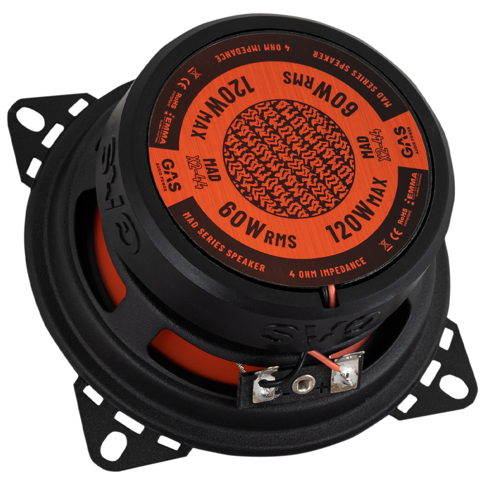 GAS MAD X2-44, 4 tommer koaksialhøjttaler