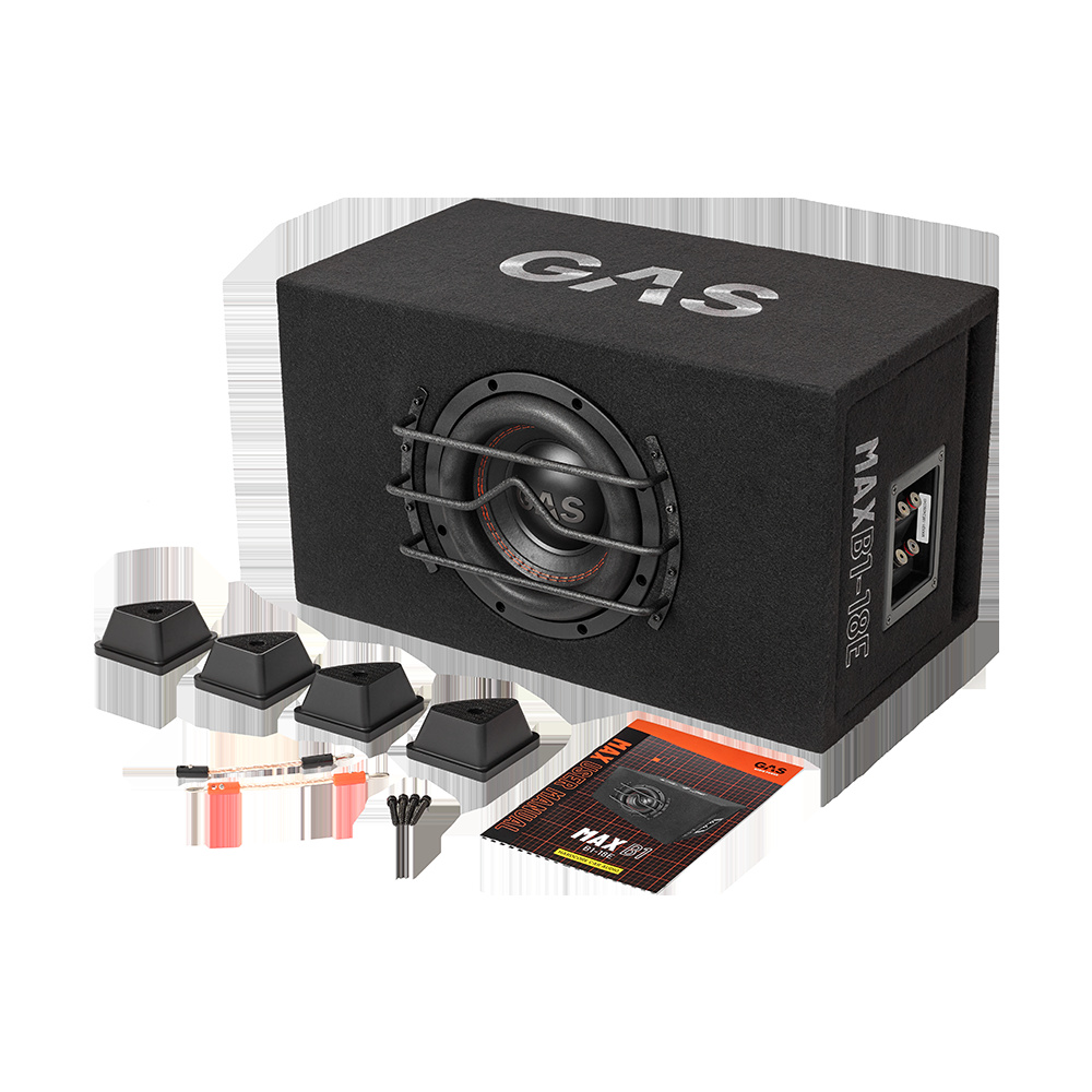 GAS MAX B1-18E, rigtig tung 1x8 tommer basboks
