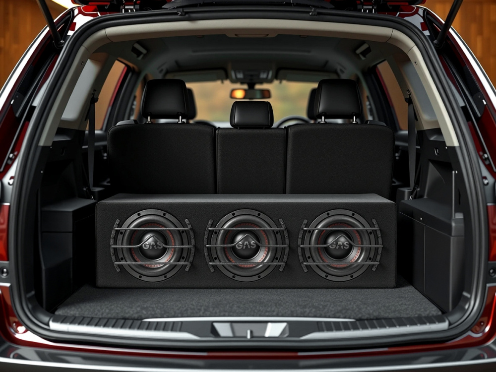 GAS MAX B1-38, rigtig tung 3x8 tommer basboks