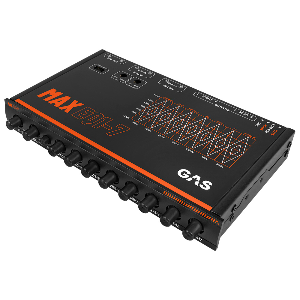 GAS MAX EQ1-7, 7-bånds analog equalizer