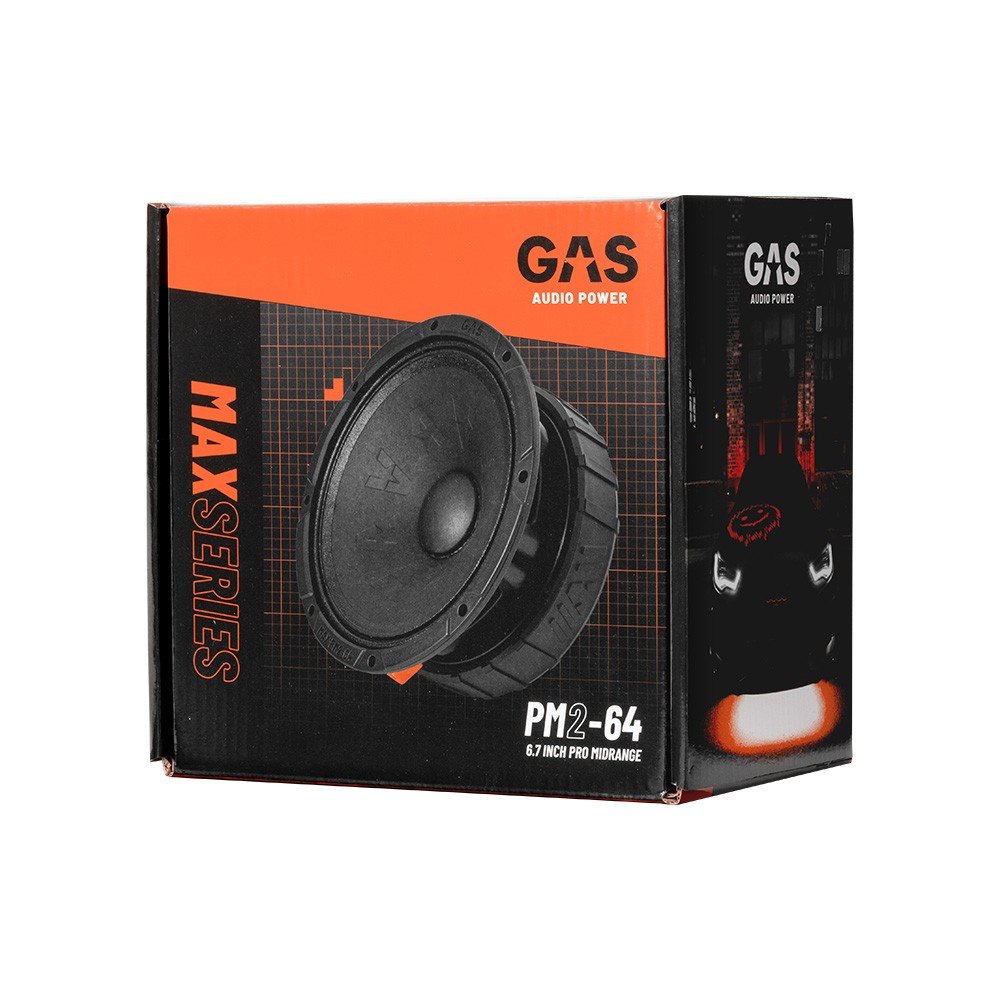 GAS MAX PM2-64, 6.7 tommer bas/midbas, stk